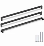 Goldenwarm 5 Pack 18 Black Square Bar Cabinet Pull Drawer Handles Stainless. Fixed Price $22.45.