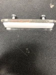 Sietto Reflective 3" Center Bar Pull Color: White, Base Finish: Polished Chrome. Fixed Price $42.69.