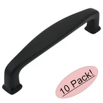*10 Pack* Cosmas Cabinet Hardware Flat Black Handle Pulls - #4389FB. Fixed Price $30.13.