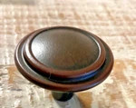 Brainerd Top Ring Rust Round Traditional Cabinet Knobs P40052W Set Of 7.. Fixed Price $10.05.