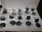 10 Amerock Forgings Wrought Iron Dark 1- 1/8" Square Cabinet Knob BP4454WID W/pl. Fixed Price $19.99.