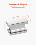 Cabinet Knobs, 10 Pack, 1.42 Inch Zinc Alloy Drawer Pulls Door Handles, Rectangu. Fixed Price $49.43.