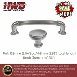 Brushed Nickel Knob Transitional Classic Kitchen Bath Cabinet Drawer Pulls. Fixed Price $68.20.