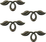 Morobor Pack 4" Vintage Style Leafy Drawer Pull, Bronze Green. Fixed Price $22.62.