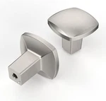 Asidrama 10 Pack Brushed Satin Nickel Kitchen Cabinet Knobs Square Dresser. Fixed Price $35.08.