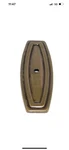 Amerock Furniture Trim Burnished Brass 3/8" Cabinet Knob Backplate BP863-BB. Fixed Price $14.50.
