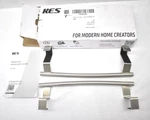 Kes Over The Cabinet Door Towel Rack Pack Polished Steel Finish KTH200S26-2-P2. Fixed Price $17.99.