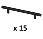 *3 5-PACKS* Franklin Brass Sold 5-1/16 In. Matte Black Antimicrobial Bar Pulls. Fixed Price $26.99.