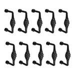 Black Wrought Iron Birdcage Drawer Handle Cabinet Pull 5" Set Of 10. Fixed Price $210.99.