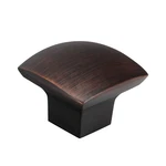 Zen Dynasty Square Brushed Oil-rubbed Bronze Cabinet Drawer Knob, 1-7/32" (31MM). Fixed Price $80.51.