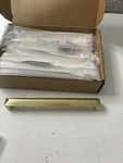 Cabinet Pulls Gold Handles Square Drawer 10 Pack 6-1/4 Inch Sta.... Fixed Price $20.00.