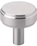24 Pk Gliderite 1-1/2" Solid Smooth Round Cabinet Hardware Knob Satin Nickel. Fixed Price $52.00.