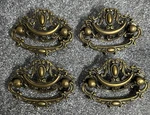 Vintage Keeler Brass Kbc Ornate Cabinet Door / Drawer Pulls Handles - Set Of 4. Fixed Price $45.00.