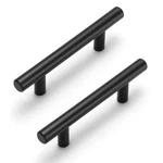 Estmoon 30 Pack Cabinet Handles Matte Black Pulls With Inch Hole Ce.... Fixed Price $24.46.