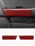 Savadicar Red Carbon Fiber Interior Accessories - Rear Door Handles Trim Cove.... Fixed Price $58.52.