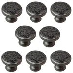 Set Of 8 Gliderite Hardware Hammered Round Knobs 1.13 Weathered Nickel. Fixed Price $17.99.