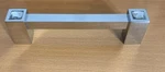 Alno C718-4 Chrome Contemporary Crystal 4" Center To Handle Cabinet Pull. Fixed Price $24.00.