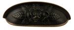 (12 Pack) 3-3/4" Old Rose Pattern Cup Pull Venetian Bronze. Fixed Price $118.18.