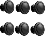 Kalolary Black Cabinet Knobs, 6 Pack 1-1/4 Inch Kitchen Drawer Round Si.... Fixed Price $14.33.