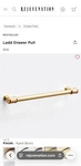 Rejuvenation Ladd Drawer Pulls 8" Aged Brass Finish W/hardware. Fixed Price $39.99.