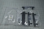 5-PK Franklin Brass Steel Bar Cabinet Pull 3-3/4" Center To Matte Black. Fixed Price $15.39.