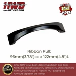Square Modern Pulls 96MM Matte Black Transitional Kitchen Cabinet Hardware. Fixed Price $15.40.