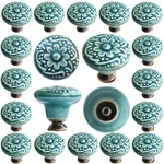 1-2/5 Inch Ceramic Kitchen Cabinet Knobs For Drawer Dresser Pulls Handles Rou.... Fixed Price $30.22.