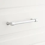 Signature Hardware 4-3/8" Strasbourg Solid Brass Cabinet Pull Chrome (4-5). Fixed Price $17.99.