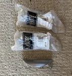 Lot Of 3 Amerock BP1592G10 Cabinet/drawer Pulls Satin Nickel Euc. Fixed Price $14.98.