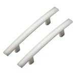 30 Pack Cabinet Handles 3" Hole Center - Curved Pulls Brushed Nickel .... Fixed Price $54.80.
