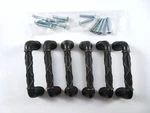 Amerock Lattice Roman Bronze Drawer Pulls Handles 3" Lot Of 6 Salvaged. Fixed Price $21.26.