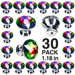 Pozean Crystal Cabinet Knobs 30PACK 1.18INCH Dresser For Drawer. Fixed Price $35.85.