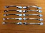 Lot Of 10 Liberty Drawer Pulls 3 Cabinet Satin Nickel Spoon Foot Handle. Fixed Price $12.74.