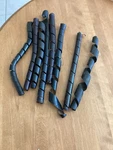 Antique Hickory Wood Shaft Grip Pulls 8 Pcs For Golf Clubs. Fixed Price $14.95.