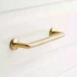 Signature Hardware 4" Belfast Brass Cabinet Pull, Satin - New Box!. Fixed Price $12.99.