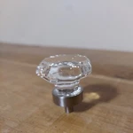 Top Knobs TK128 Clear 1-3/8 Inch Geometric Cabinet. Fixed Price $16.00.