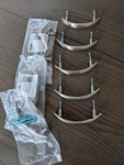 Eight Amerock Satin Nickel Cabinet Pulls 3-NEW 5-USED BP29379-G10. Fixed Price $30.00.