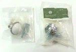 Vintage Betsy Fields Design 3" Cabinet Drawer Pull Chrome White 10 Pc Group, Nos. Fixed Price $9.79.