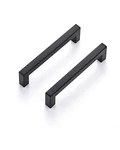 12X Black Cabinet Handles Square Drawer Pulls Cupboard Handle, 5" By Ravinte. Fixed Price $24.95.