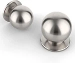 10 Pack Amerdeco Satin Nickel Single Hole Cabinet Knobs 1-1/15" Diameter ZH0053. Fixed Price $34.47.