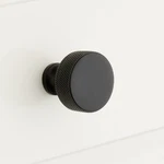 Signature Hardware EH5471.11/4.BLK Arles 1-1/4" Round Cabinet Knob-black. Fixed Price $11.69.