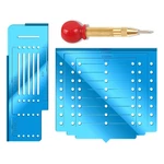 King&charles Cabinet Hardware Template With Center Classic Align Sizes, Blue. Fixed Price $13.14.
