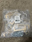 Franklin Brass Simple Modern Square Pull 3" Satin Gold Cabinet 30 Pack. Fixed Price $35.99.