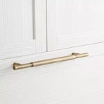 Signature Hardware - 12" Colmar Solid Brass Appliance Pull Antique. Fixed Price $30.00.