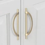 Knoklock 6 Pack 7.5 INCH/192MM Kitchen Cabinet Handles Brushed Gold Pull. Fixed Price $34.99.