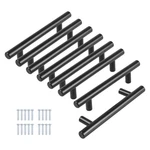 6" Kitchen Cabinet Handles Modern Drawer Pulls Matte Black Stainless Steel Ca.... Fixed Price $23.70.