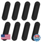 Morobor Self-stick Oval Sliding Door Pulls 8PCS Aluminum Alloy Flush. Fixed Price $34.09.