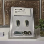 Ikea Bagganas Brass Color Pack Knob 13 Mm (1/2 ") 603.384.09. Fixed Price $10.99.