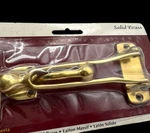 Brainerd Solid Brass Door Lock Safety Bar 5" Security Guard 956XC Gold Tone New. Fixed Price $11.39.