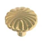 Amerock BP1337-O74 Sterling Brass 1/4" Shell Knob Pulls Natural Elegance. Fixed Price $9.57.